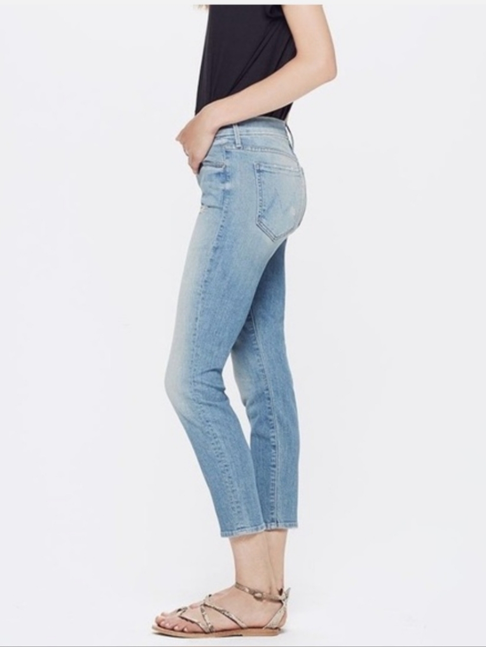MOTHER The Looker Skinny Jeans in Shake Well - Picture 4 of 12